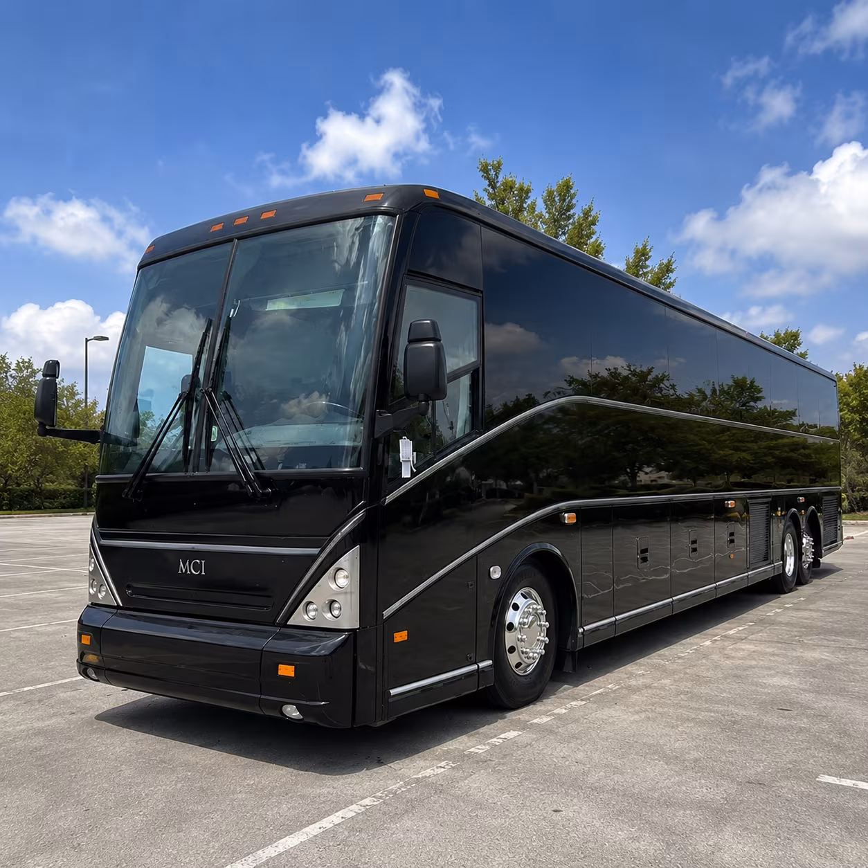 long distance buses for away games and tournament travel