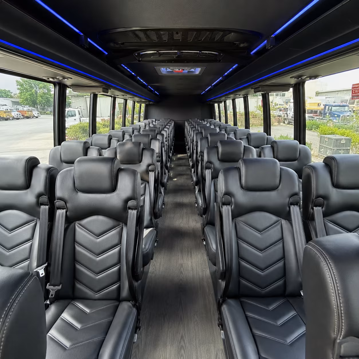 vancouver wedding transportation onboard seating
